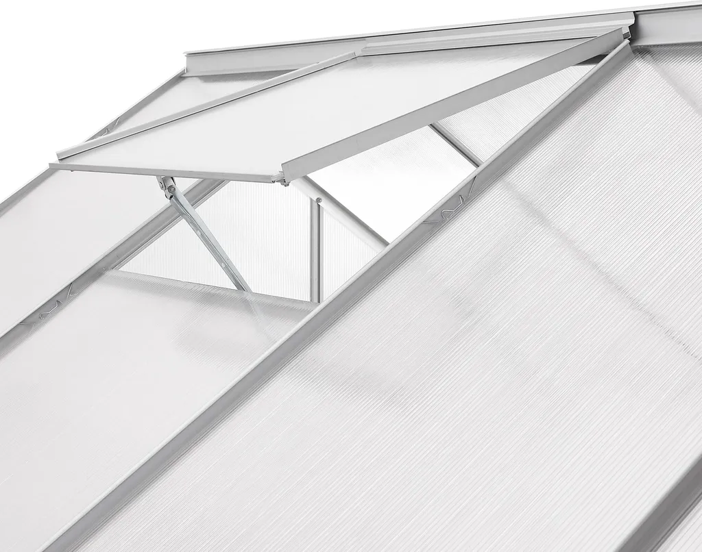 Zelsius Aluminium Gewächshaus, 310 X 190 Cm, 6 Mm Platten, Ca. 5,90 M² 9 Zelsius Aluminium Gewächshaus, 310 X 190 Cm, 6 Mm Platten, Ca. 5,90 M² – Bild 7