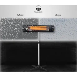 Zilan Karbon Heizstrahler | Mit Fernbedienung | Timer | 4 Leistungsstufen| 2000 Watt -Günstiges Laube Lust Geschäft 835876ff2c2162d89654b43522879532