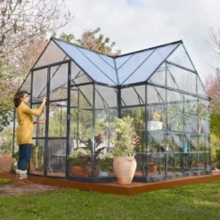 PALRAM-Victory Orangerie-anthrazi/transparent-7320 -Günstiges Laube Lust Geschäft 837225ce457fd58daab0ae681ae26283