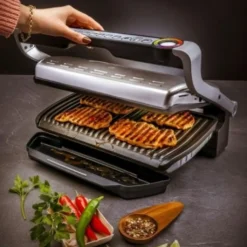 Tefal GC724D Optigrill Contactgrill 2000W Metallic XXL Mit Platte -Günstiges Laube Lust Geschäft 83dd60dd262248b23d326c35e1810a83