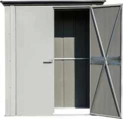 Spacemaker Metall Geräteschrank "5 X 3", Gartenaufbewahrung Lichtgrau 1,4 M² 22 Spacemaker Metall Geräteschrank "5 X 3", Gartenaufbewahrung Lichtgrau 1,4 M² -Günstiges Laube Lust Geschäft 845f4ff0af96cf9bfb0c6d22a741b92d