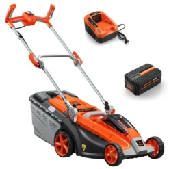 40V Akku Rasenmäher E137C - Set Mit Akku Und Ladegerät FUXTEC