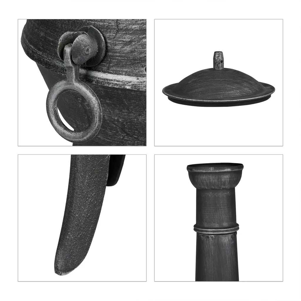 Relaxdays Terrassenofen Mit Funkenschutz 10 Relaxdays Terrassenofen Mit Funkenschutz – Bild 8