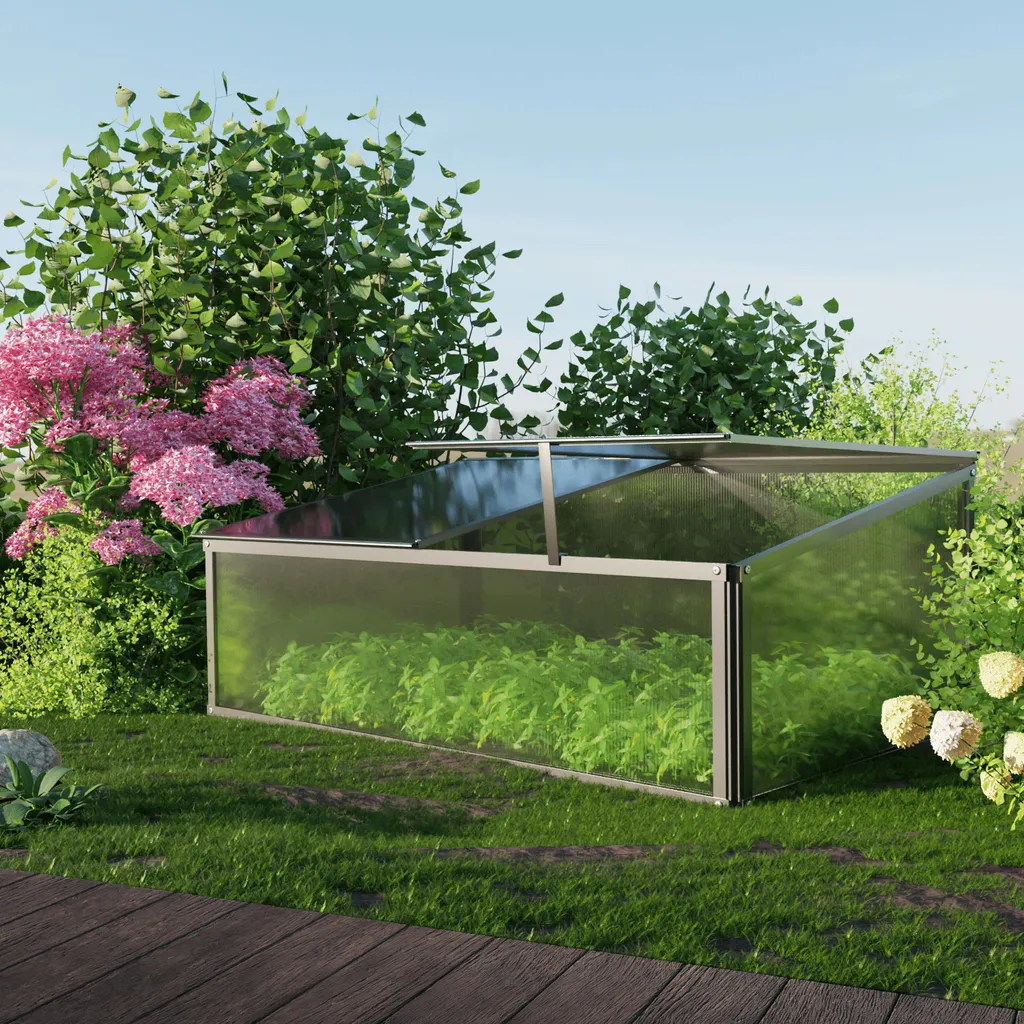 TroniTechnik Frühbeet Mini Gewächshaus Allium Mit Dachfenster, UV-Schutz 6 TroniTechnik Frühbeet Mini Gewächshaus Allium Mit Dachfenster, UV-Schutz – Bild 4