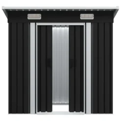 VidaXL Gartenschuppen Anthrazit Stahl -Günstiges Laube Lust Geschäft 85c441a54283a29e08e022d7412d0112