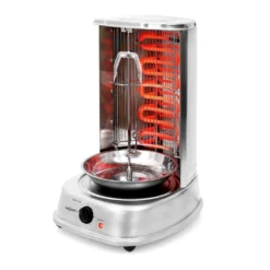 OneConcept Kebap Master - Dönergrill , Hähnchengrill , Gyrosgrill , Vertikalgrill , Drehgrill Mit Drehspieß , Elektro-/ Tischgrill Für Zu Hause , Max. Leistung: 1800 W , 360° Hitzeverteilung , Silber -Günstiges Laube Lust Geschäft 85de4a31ba072200513e0a60d42e3f53