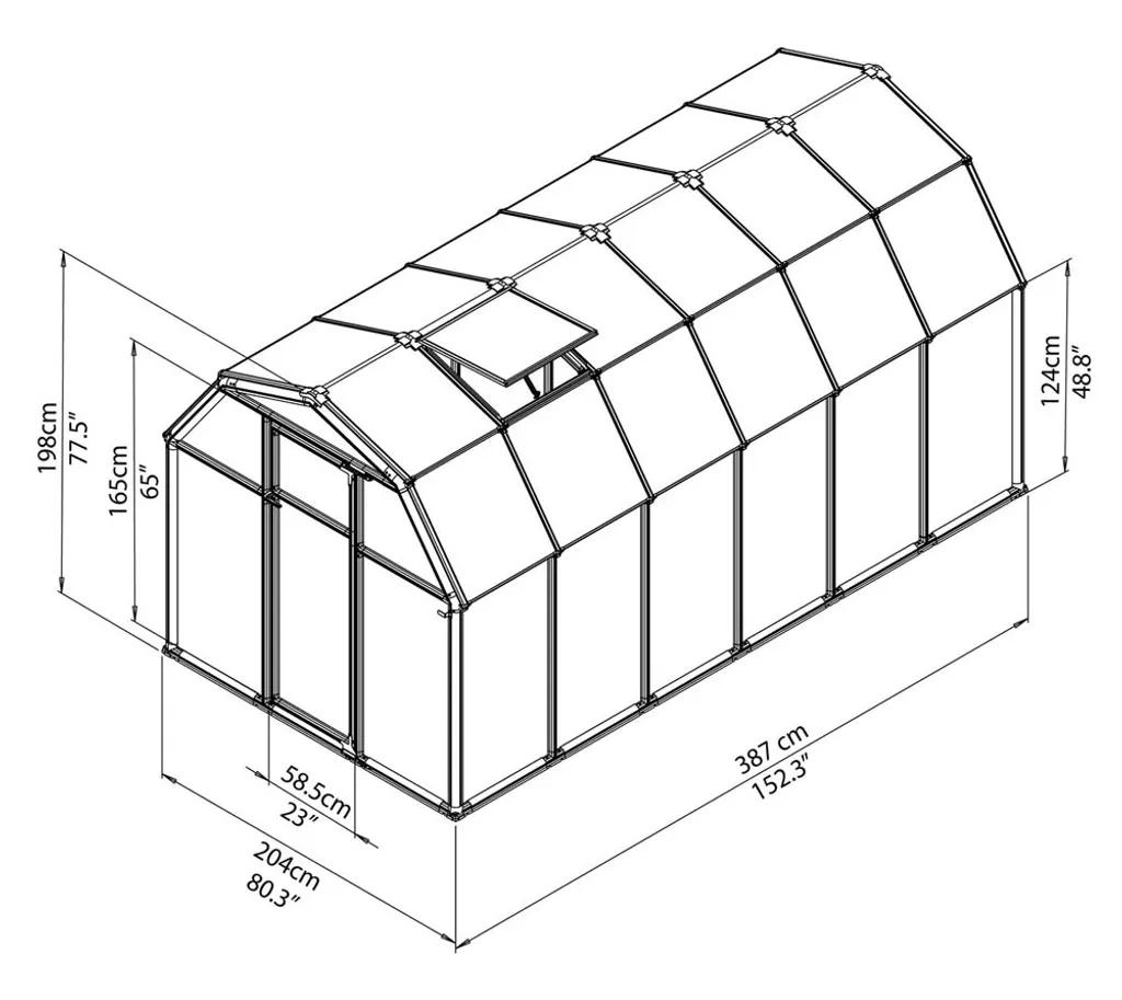 Rion Kunststoff Gewächshaus Smart 36l | Grün | 387x204x198 Cm Rion Kunststoff Gewächshaus Smart 36 | Grün | 387x204x198 Cm 9 Rion Kunststoff Gewächshaus Smart 36l | Grün | 387x204x198 Cm Rion Kunststoff Gewächshaus Smart 36 | Grün | 387x204x198 Cm – Bild 7