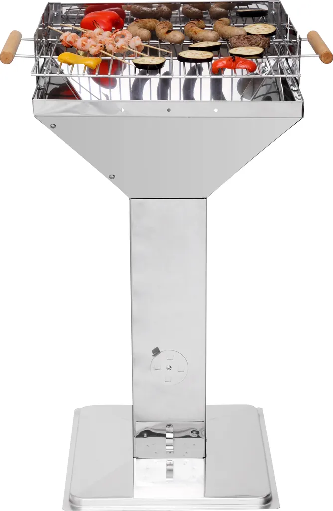 Tepro Edelstahl-Trichtergrill "Vista", Windschutz, Feuerwanne, Holzkohlegrill; 1066 6 Tepro Edelstahl-Trichtergrill "Vista", Windschutz, Feuerwanne, Holzkohlegrill; 1066 – Bild 4