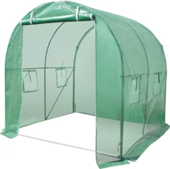 Foliengewächshaus Tomatengewächshaus Treibhaus Folientunnel Frühbeet Mit Fenster Grün 200 X200x200 Cm 10022, Größe:2x2x2m -Günstiges Laube Lust Geschäft 86e7528a6e762e4d4053163a7ceb6dd4