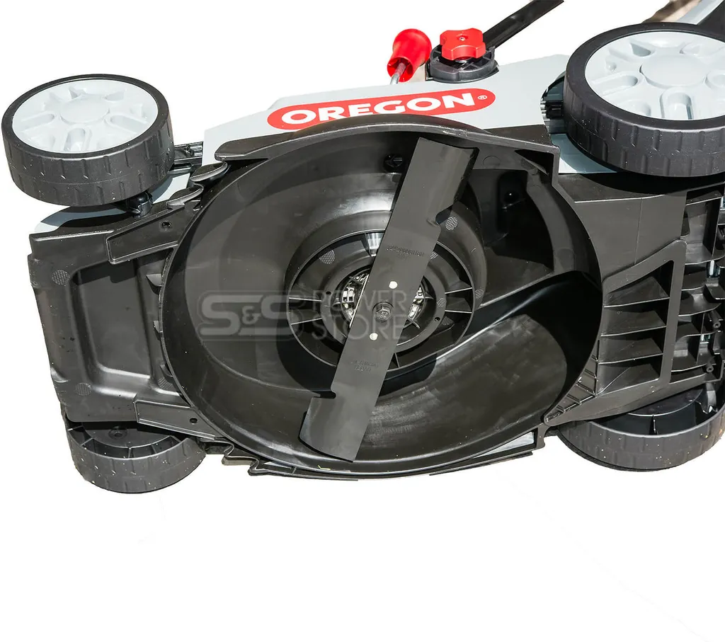 Oregon Akku-Rasenmäher LM300 36V Nur 16,3 Kg Leichter Und Wendiger Akkumäher 40 Cm Schnittbreite 50l Grasfangkorb Flächen Empfehlung Bis 500 M² Ohne Akku Und Ladegerät 581683 7 Oregon Akku-Rasenmäher LM300 36V Nur 16,3 Kg Leichter Und Wendiger Akkumäher 40 Cm Schnittbreite 50l Grasfangkorb Flächen Empfehlung Bis 500 M² Ohne Akku Und Ladegerät 581683 – Bild 5