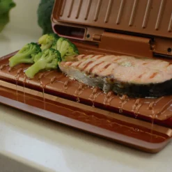 Starlyf® No Fat Grill - Kompaktgrill Mini Grill Für Die Küche, Low Fat, Kein Fett Oder Öl, Ohne Fett Oder Öl, Gesund Grillen, Kontaktgrill, Elektrogrill, - 1000W, PFOA-FREI, Aus Der TV Werbung -Günstiges Laube Lust Geschäft 87658ed9aebfe21912246dc8d7b06645