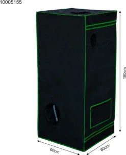 Mucola Gewächshaus Pflanzenzelt Growbox 80x80x180 Cm Schwarz Grün Indoor Pflanzenzelt Zuchtzelt Growroom Zuchtschrank Darkroom Grow Tent Frühbeet Zimmergewächshaus Growschrank -Günstiges Laube Lust Geschäft 876dfe12b24e6dc5f76c1c44a752b803
