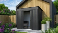 Globel Industries Gerätehaus "Skillion 84" Anthrazit 2,06 M² -Günstiges Laube Lust Geschäft 89b4a3bada6c5997eb857c5ee5a9edb6