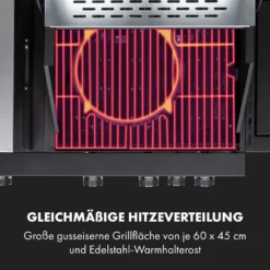 Klarstein Gasgrill Und Pizzaofen, Seitenbrenner Gasgrill Mit 6 Brenner, 20,5kW Edelstahl-Gasgrill, BBQ Gasgrill Für Balkon & Garten, Grill Für Propan, Gasgrills Mit Pizzastein & Thermometer 20 Klarstein Gasgrill Und Pizzaofen, Seitenbrenner Gasgrill Mit 6 Brenner, 20,5kW Edelstahl-Gasgrill, BBQ Gasgrill Für Balkon & Garten, Grill Für Propan, Gasgrills Mit Pizzastein & Thermometer -Günstiges Laube Lust Geschäft 8a3ccd0d6677d19d8d59f04052450a00