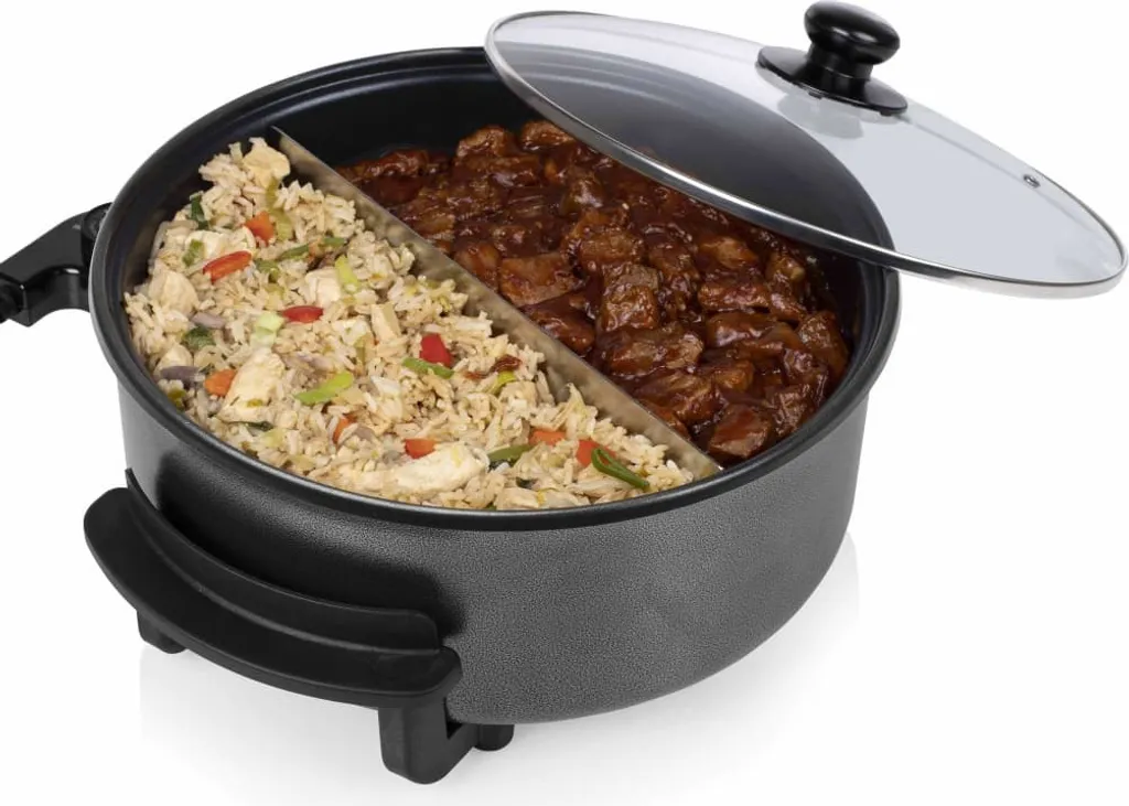 Tristar Multifunktionspfanne XL 1500 W 5 L Schwarz 4 Tristar Multifunktionspfanne XL 1500 W 5 L Schwarz – Bild 2