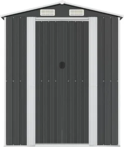 VidaXL Geräteschuppen Anthrazit 192x606x223 Cm Verzinkter Stahl 12 VidaXL Geräteschuppen Anthrazit 192x606x223 Cm Verzinkter Stahl -Günstiges Laube Lust Geschäft 8b96fbda2930cf03c56df45f19390948 1