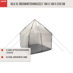 IGLU XL PRO Überwinterungszelt 180 X 180 X 220 Cm -Günstiges Laube Lust Geschäft 8bc79a549278af378b4ee9e24b9509fc