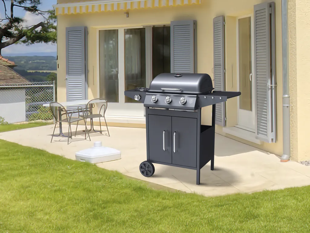 Tepro Gasgrill "Tarboro" 3-Brenner Mit Seitenkocher 9 Tepro Gasgrill "Tarboro" 3-Brenner Mit Seitenkocher – Bild 7