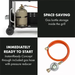 Klarstein Gasgrill Mit Großer Grillfläche, Gasgrill 1 Seitenbrenner & 4 Brenner, 17,1kW Edelstahl-Gasgrill, BBQ Gasgrill Für Balkon & Garten, Grill Für Propan, Gasgrills Mit 5 Brenner & Thermometer -Günstiges Laube Lust Geschäft 8d0b2cadb972ea7b6251e81234060426