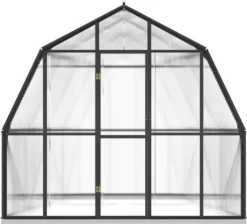VidaXL Gewächshaus Mit Fundamentrahmen Anthrazit 6,43 M² Aluminimum -Günstiges Laube Lust Geschäft 8e13d1545989e491139c61a2d41aec9f