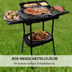 Syntrox Elektrischer Tischgrill Und Standgrill Kombination Mit Ablagen -Günstiges Laube Lust Geschäft 8e90bb3c2a543eb2239478a11bf65bce