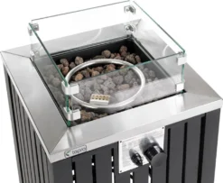 Tepro-Gasfeuerstelle "Topeka"-eckig Mit Glasumrandung Anthrazit-3190 -Günstiges Laube Lust Geschäft 8ec28e451fc86ee7db1f7a8a490ee670