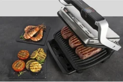 Tefal GC750D16 Optigrill Elite Kontaktgrill, Silber/schwarz -Günstiges Laube Lust Geschäft 90571d3604d21841d565cdcc25eefa6d