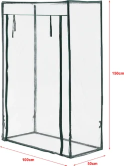 Tomatengewächshaus Terzigno 100x50x150cm Foliengewächshaus Gartenhaus Treibhaus Tomatenhaus Mit Reißverschluss PVC Folie Transparent -Günstiges Laube Lust Geschäft 90a25664e89f0b070e072950c4906011