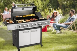 Edelstahl-Gasgrill "Long Beach" 6 +1 Brenner -Günstiges Laube Lust Geschäft 914d5f8f97e55c86c1de4755367f0968