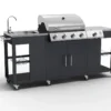 Tepro Gasgrill-Küche Outdoorküche "Petersburg" Mit Waschbecken Und Seitenkocher, 4 + 1 Brenner -Günstiges Laube Lust Geschäft 91772e3fb469c825b96706a5085c5ec7