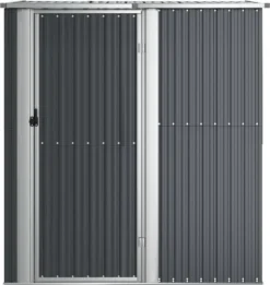 VIDAXL Möbel Geräteschuppen Anthrazit 180,5x97x209,5 Cm Verzinkter Stahl 2023 -Günstiges Laube Lust Geschäft 91ac6a4b246ac34fcaece6fdbedb3f4b 1