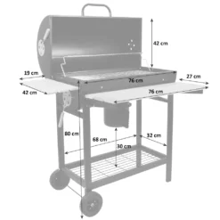 BBQ-Toro Holzkohle Grillwagen | Ø 42 X (L) 80 Cm | Premium Kohle Smoker Fahrbar 10 BBQ-Toro Holzkohle Grillwagen | Ø 42 X (L) 80 Cm | Premium Kohle Smoker Fahrbar -Günstiges Laube Lust Geschäft 9219021caee69f62386f317fbdc8207b