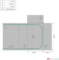 Mucola Gewächshaus Pflanzenzelt Growbox 120x60x180 Cm Schwarz Grün Indoor Pflanzenzelt Zuchtzelt Growroom Zuchtschrank Darkroom Grow Tent Frühbeet Zimmergewächshaus Growschrank -Günstiges Laube Lust Geschäft 927591eaf6956aaafd36ff6fded8ba35