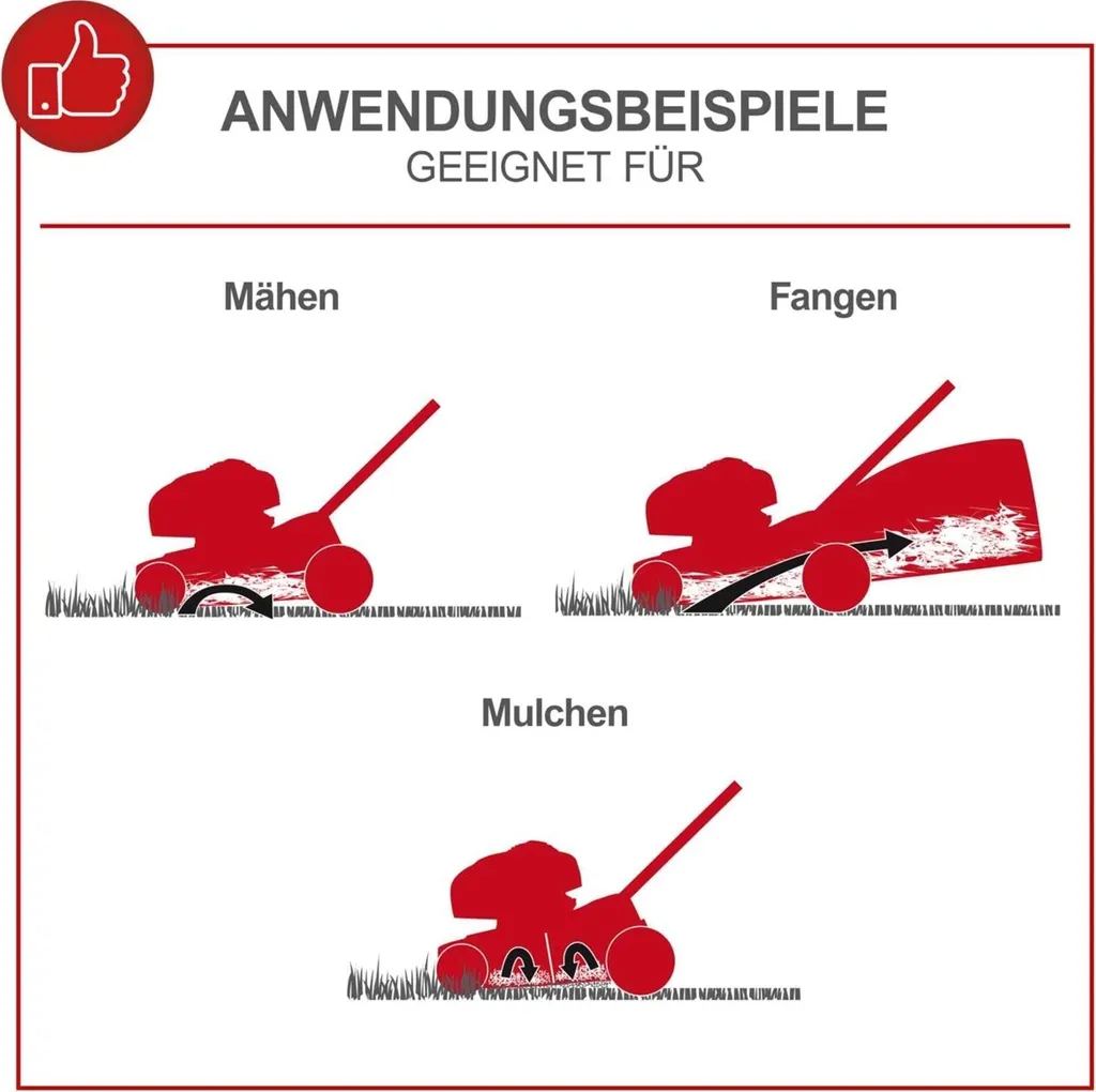 Scheppach MS161-46 Benzin Rasenmäher Benzinmäher 46cm Mäher Mit Radantrieb 6in1 10 Scheppach MS161-46 Benzin Rasenmäher Benzinmäher 46cm Mäher Mit Radantrieb 6in1 – Bild 8