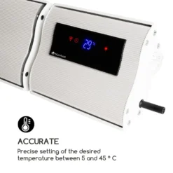 Blumfeldt Cosmic Beam Plus Terrassenheizstrahler Infrarot-Heizstrahler Elektroheizung , Dunkelstrahler , IR Comfort Heat , 2400 W , Thermostat: 5 - 45 °C , IP44 , Timer , Decken- Oder Wandinstallation , Fernbedienung , Aluminiumgehäuse , Weiß 18 Blumfeldt Cosmic Beam Plus Terrassenheizstrahler Infrarot-Heizstrahler Elektroheizung , Dunkelstrahler , IR Comfort Heat , 2400 W , Thermostat: 5 - 45 °C , IP44 , Timer , Decken- Oder Wandinstallation , Fernbedienung , Aluminiumgehäuse , Weiß -Günstiges Laube Lust Geschäft 92ea2905d0561de59248808e4a345514