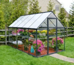 Palram Aluminium Gewächshaus 1,9x3,1 M Set Hybrid 6x10 Grau Treibhaus Anzuchthaus Tomatenhaus Pflanzhaus -Günstiges Laube Lust Geschäft 9484d8af3c38812442cc8a104cfa7822