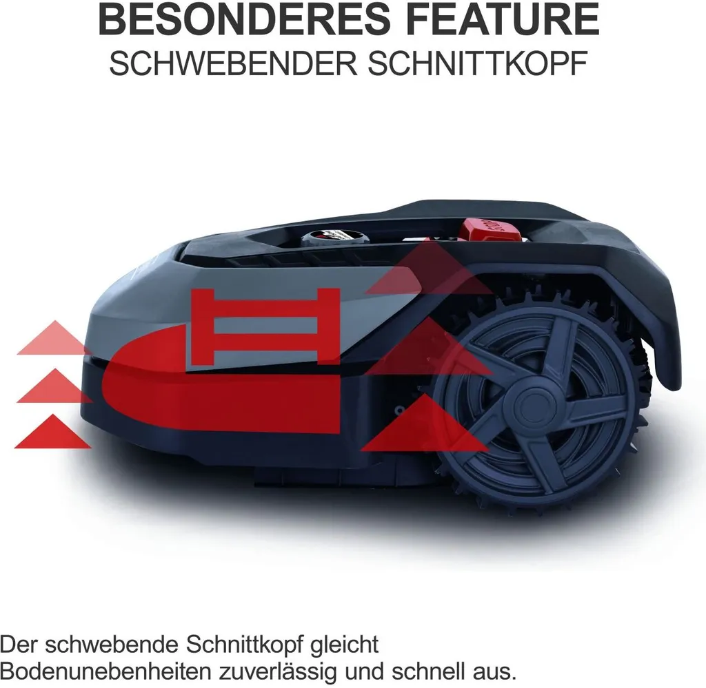 Scheppach Mähroboter RoboCut XL600 20 V/2,5 Ah 18 Cm Schnittbreite 11 Scheppach Mähroboter RoboCut XL600 20 V/2,5 Ah 18 Cm Schnittbreite – Bild 9