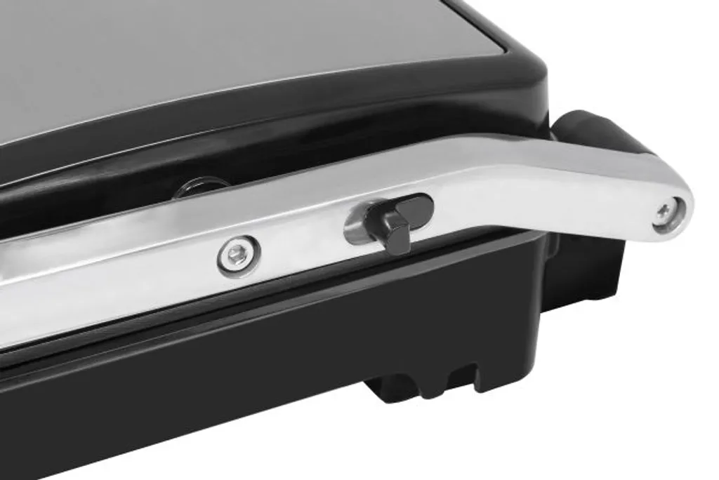 Exquisit Kontaktgrill KG 6102 Isw | Antihaftbeschichtete Grillplatten | Stufenlos Einstellbar | 2000 Watt | Edelstahl 7 Exquisit Kontaktgrill KG 6102 Isw | Antihaftbeschichtete Grillplatten | Stufenlos Einstellbar | 2000 Watt | Edelstahl – Bild 5
