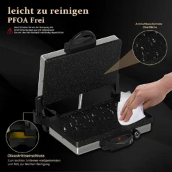 Kontaktgrill, Scheffler 2000W Optigrill, Multi Grill, Lahmacun Makinasi, Grill, Toaster, Brotmaschine, Edelstahl Tischgrill Mit Grill, Brotbackform, Kasserolle, Antihaft-Beschichtung -Günstiges Laube Lust Geschäft 9561e3fbaa79a714300a7c292df14cb3
