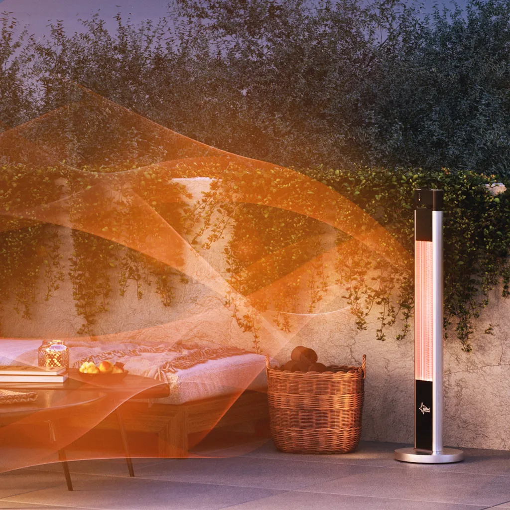 SUNTEC Infrarot-Heizstrahler Mit Fernbedienung | Heat Patio 2000 Carbon Wärmestrahler Für Terrasse | Outdoor Terrassenheizer Für Balkon, Garten Max. 2000 Watt Infrarotstrahler Strahlwasser-Schutz 7 SUNTEC Infrarot-Heizstrahler Mit Fernbedienung | Heat Patio 2000 Carbon Wärmestrahler Für Terrasse | Outdoor Terrassenheizer Für Balkon, Garten Max. 2000 Watt Infrarotstrahler Strahlwasser-Schutz – Bild 5