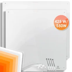 Günstiges Laube Lust Geschäft 23 Kesser® Infrarotheizung Infrarot Wandheizung Heizung Heizkörper Heizpaneel 425-550W, Watt:1x 550 Watt