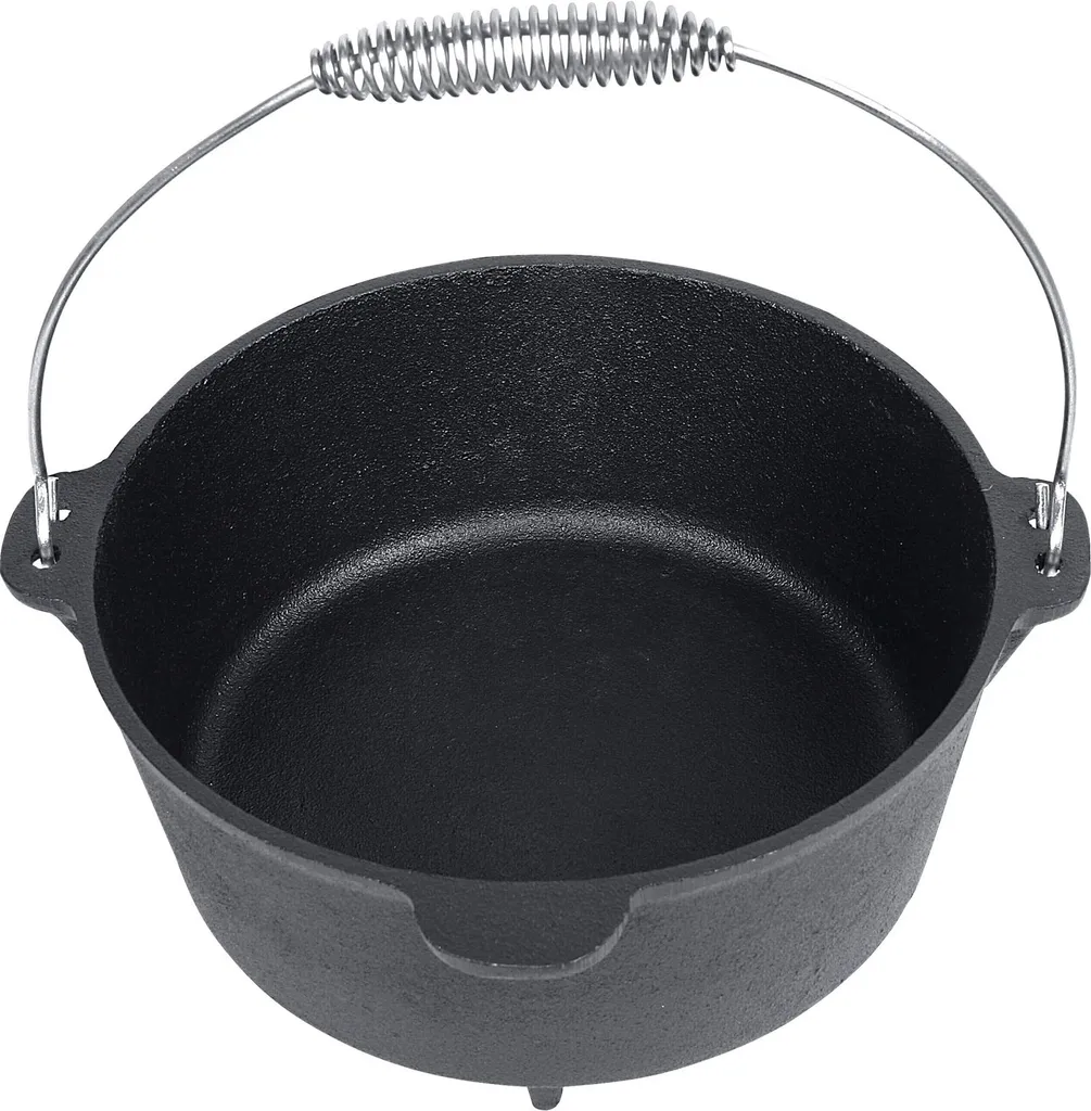 El Fuego Dutch Oven Schwarz Kasan Gusseisen Mit Deckelheber 8,46 Liter (AY463) 8 El Fuego Dutch Oven Schwarz Kasan Gusseisen Mit Deckelheber 8,46 Liter (AY463) – Bild 6
