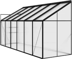 VidaXL Gewächshaus Anthrazit Aluminium 7,44 M³ -Günstiges Laube Lust Geschäft 976ed2833d41767896d579918340442e
