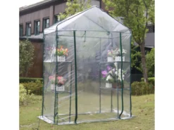 Foliengewächshaus Tomatenhaus Stahl - 1 M² - WILSONEA