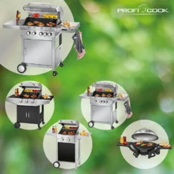 ProfiCook Gasgrill PC-GG 1128 Silber 2 Edelstahlbrenner 18 ProfiCook Gasgrill PC-GG 1128 Silber 2 Edelstahlbrenner -Günstiges Laube Lust Geschäft 97bd5bdefa2013170f0ec04adb6d78b5