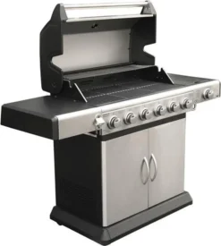 El Fuego Gasgrill / Grillwagen Deluxe 6+1 Brenner Grillfläche 80x41cm -Günstiges Laube Lust Geschäft 97d0dfaf094057beab78f71f254da4c8