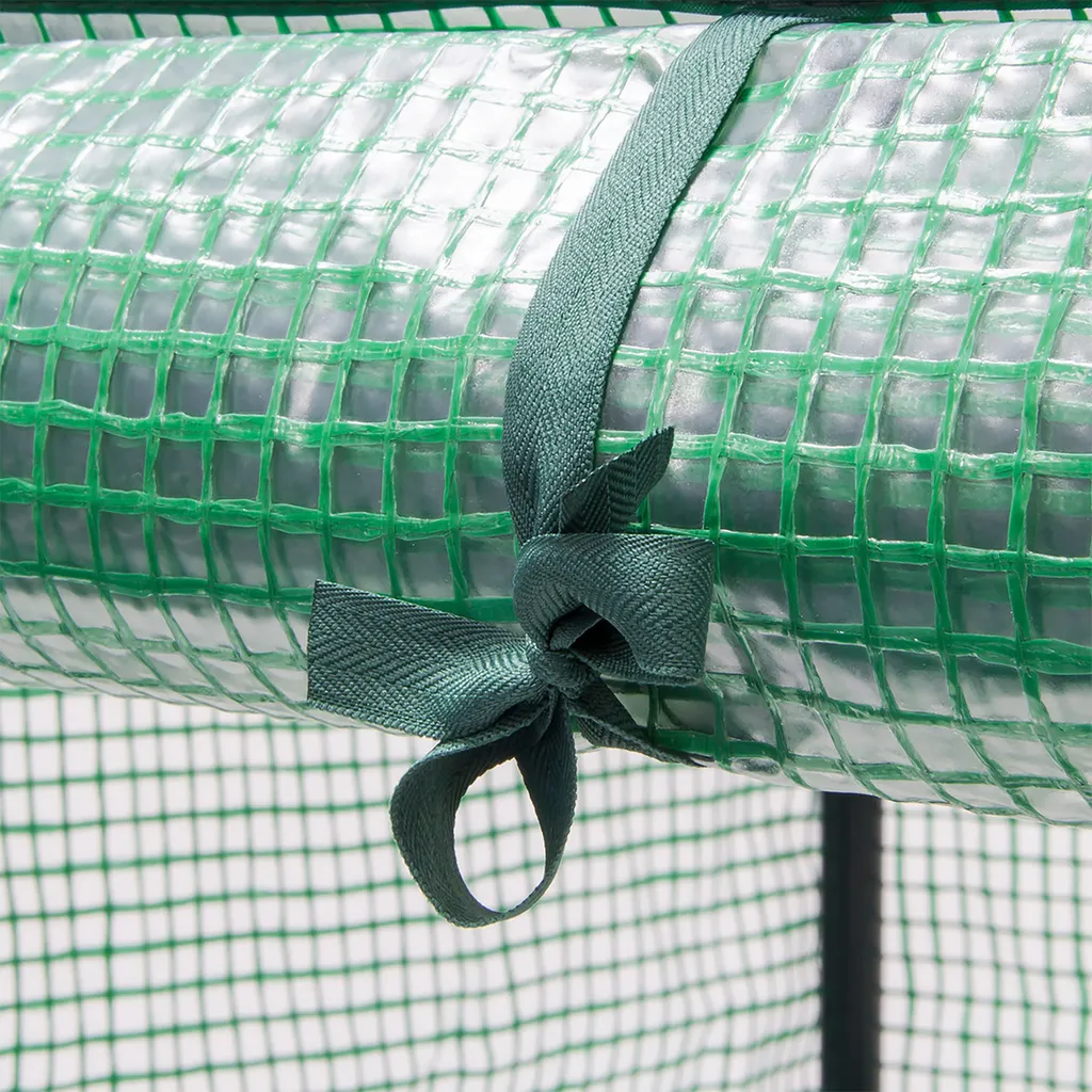 Relaxdays Foliengewächshaus Mit Regalen 8 Relaxdays Foliengewächshaus Mit Regalen – Bild 6