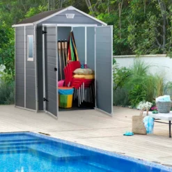 Keter Manor 6x5DD Gartenhaus, 1,75m X 1,45m -Günstiges Laube Lust Geschäft 9865447125ba125f52b06e1c545fd9ec