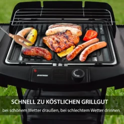 Syntrox Elektrischer Tischgrill Und Standgrill Kombination Mit Ablagen -Günstiges Laube Lust Geschäft 987f8c92e489d0422fe475cab47ed140
