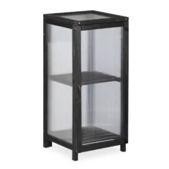 Relaxdays Holz Gewächshaus Balkon 2 Ablagen -Günstiges Laube Lust Geschäft 99575c6ab757139953c127a287887cc6